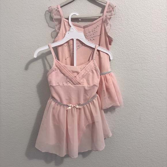 Cat & Jack Other - Bundle, Cat & Jack Light Pink Dance/Ballet Leotards and Skirt. Size 6/6X and 7/8